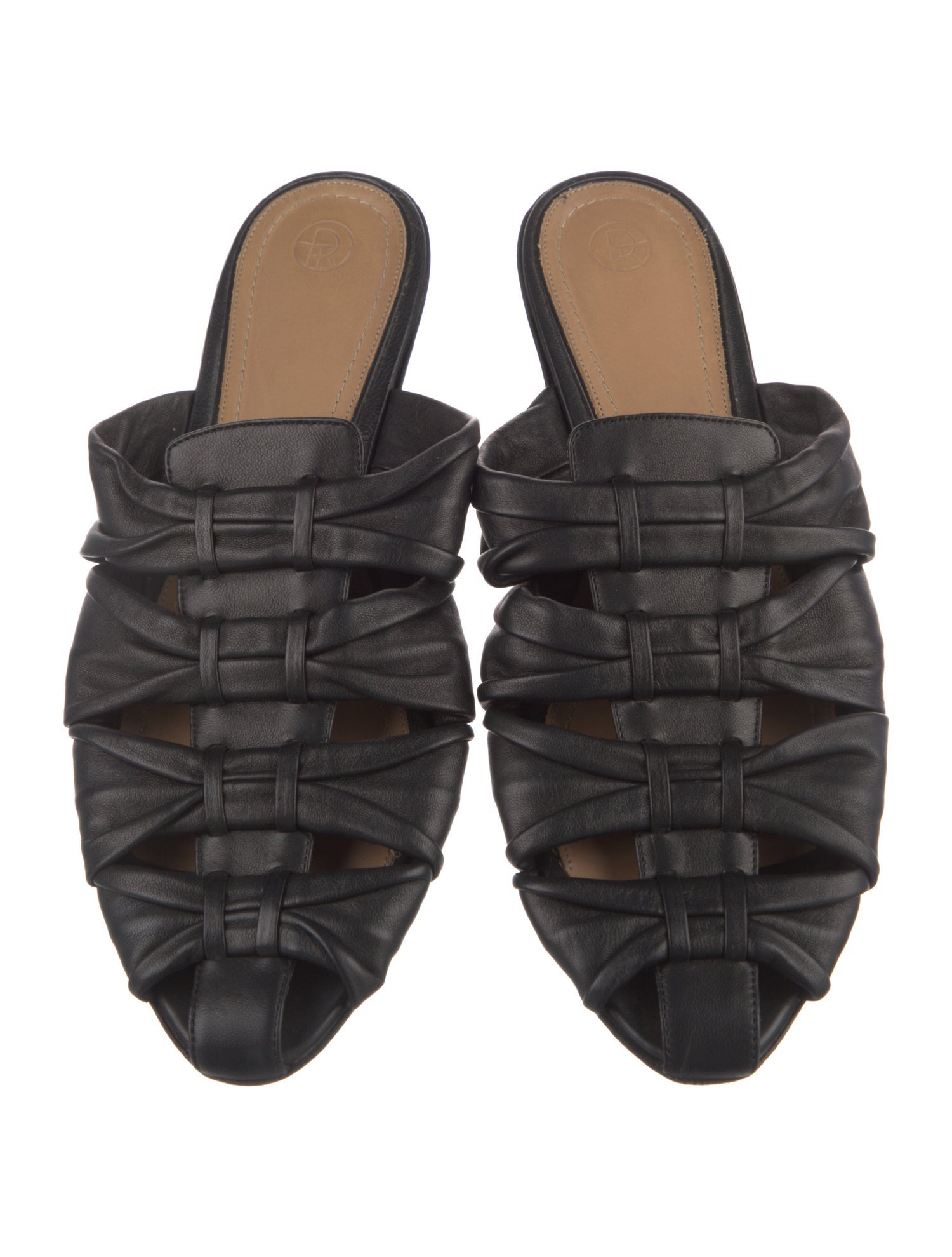 The Row Capri Leather Mules